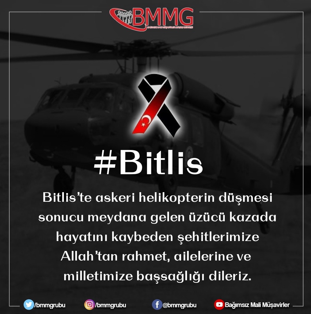Bitlis Helikopter Kazası